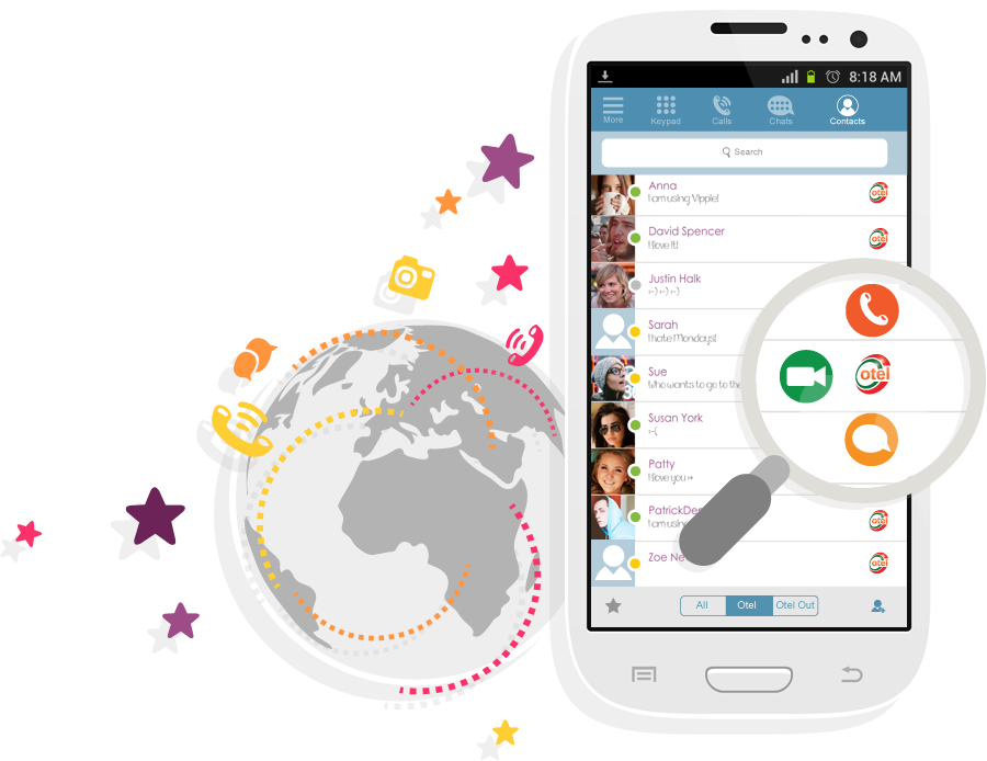Make Free Phone Calls Worldwide with Otel